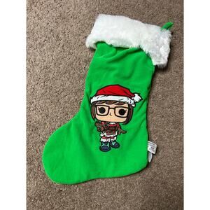 Funko Overwatch Mei Christmas Stocking Green Embroidered Soft Hanging Decor